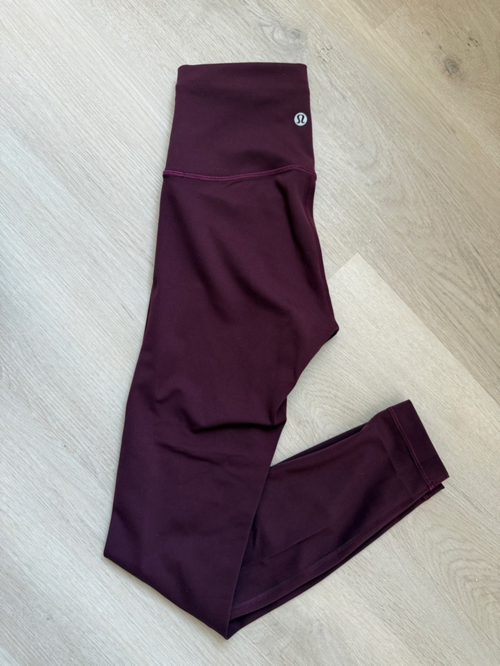 Lululemon Burgundy High-Rise Leggings